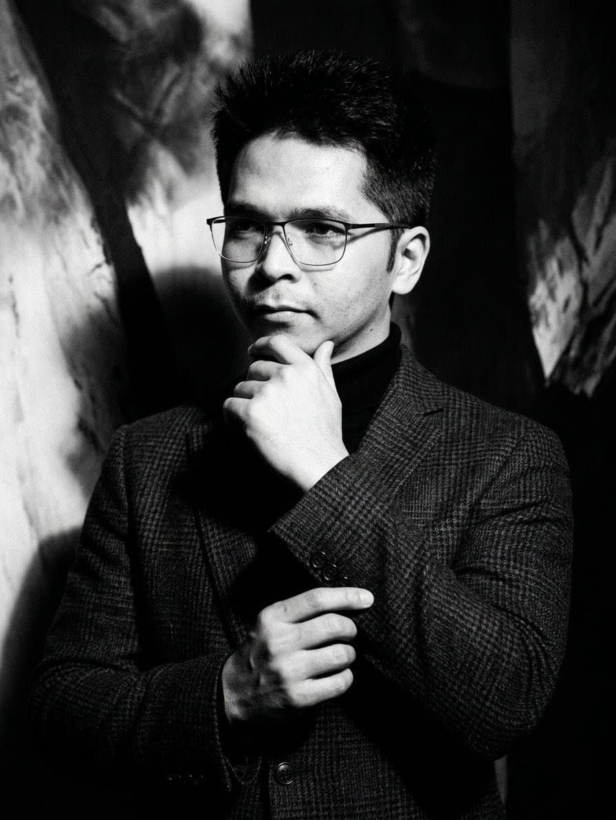 Portrait of Mostafa Meerzad